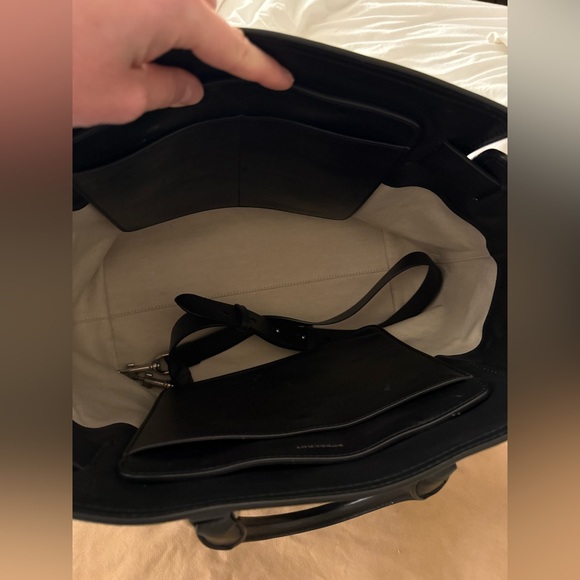 Burberry Marais Belt Bag Canvas & Black Leather - Picture 3 of 4